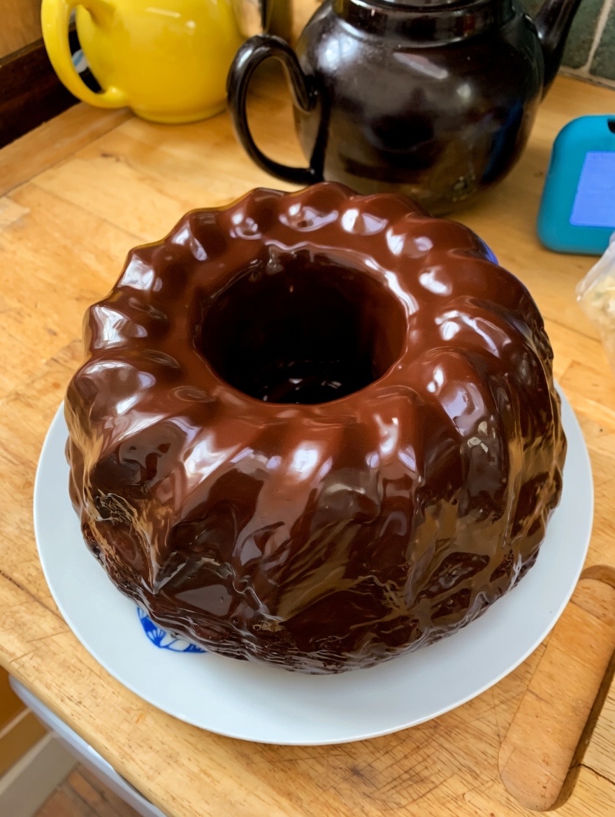 Danube Waves Bundt Cake Donauwellen Gugelhupf